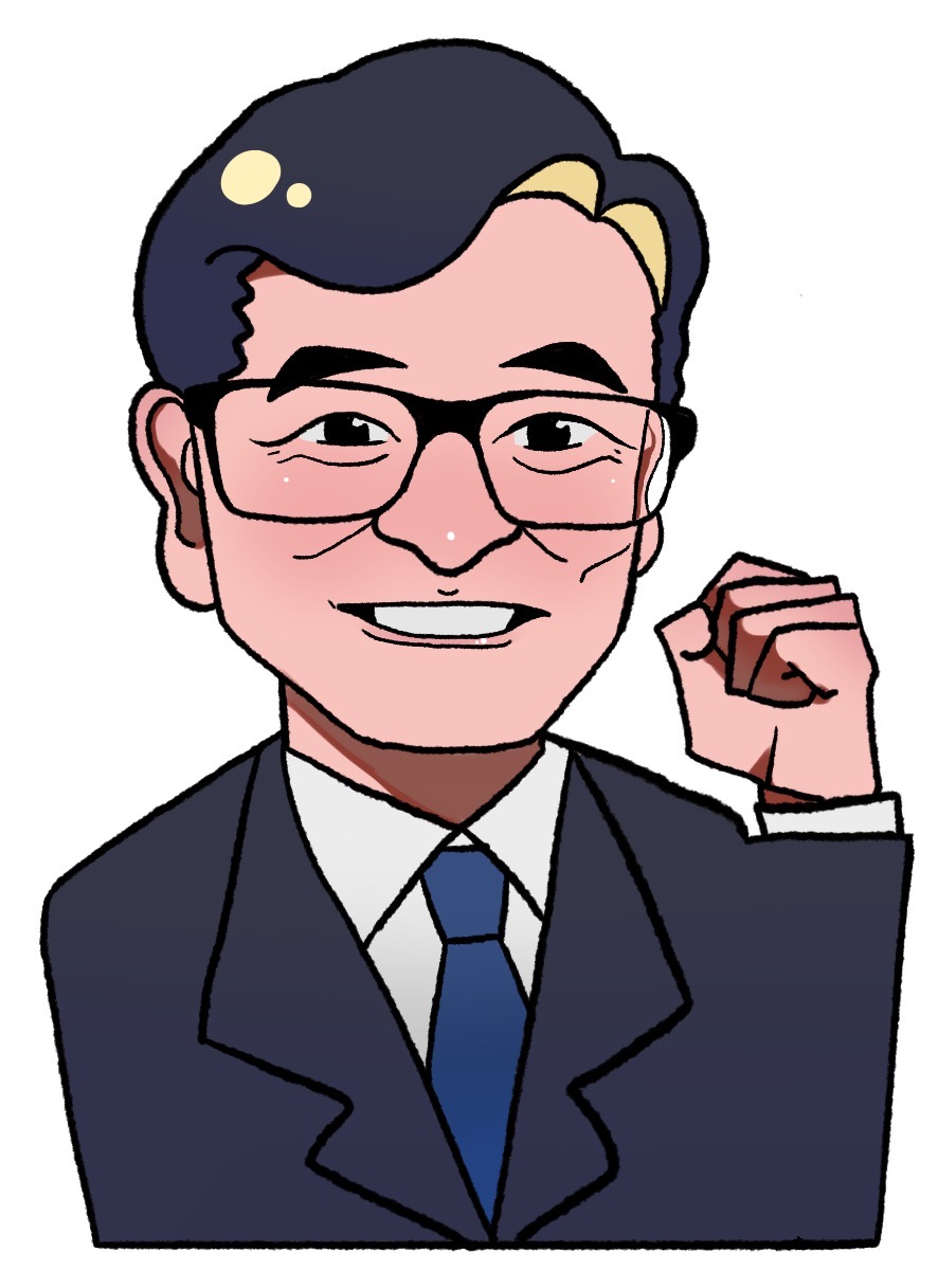 大貫毅プロフィールイラスト